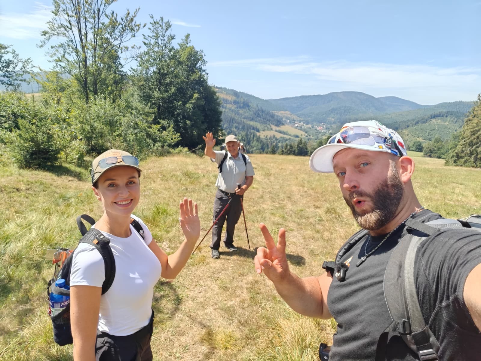 Monika Sofiya Soročinová počas etapy Štafety hrdinov